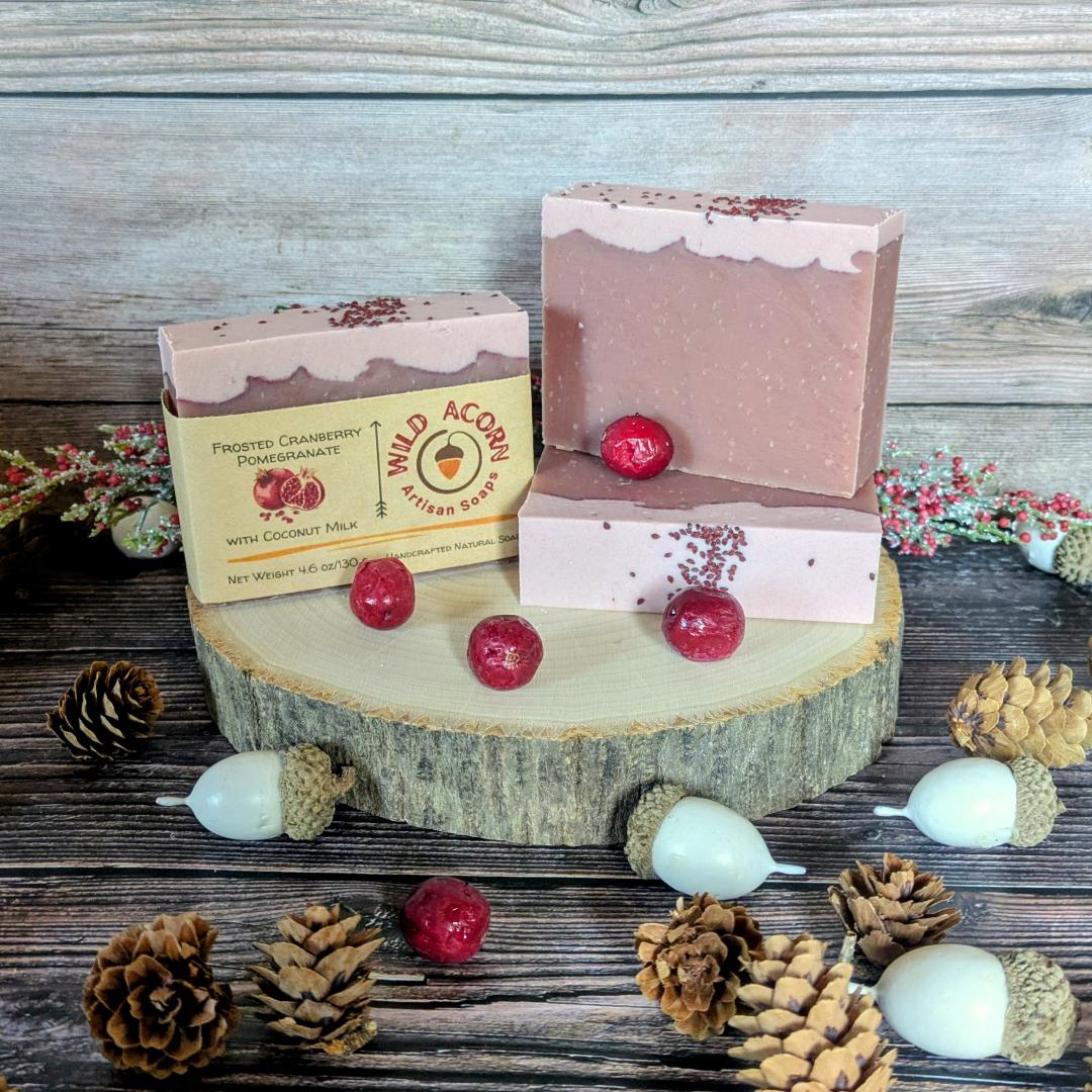 Frosted Cranberry Pomegranate with Coconut Milk