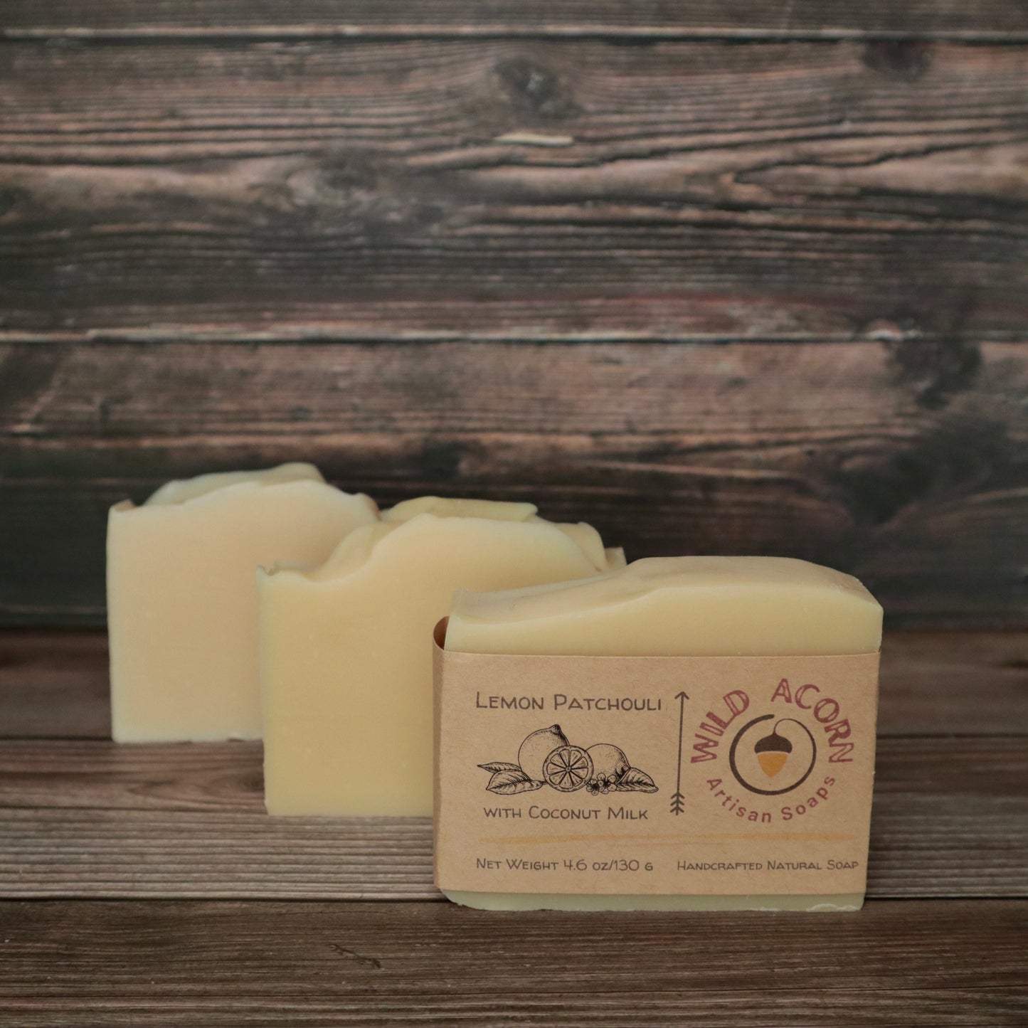 Lemon Patchouli Soap with Coconut Milk