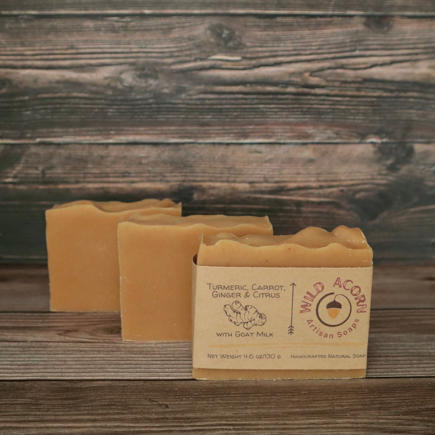 Turmeric, Carrot, Ginger & Citrus Soap with Goat Milk