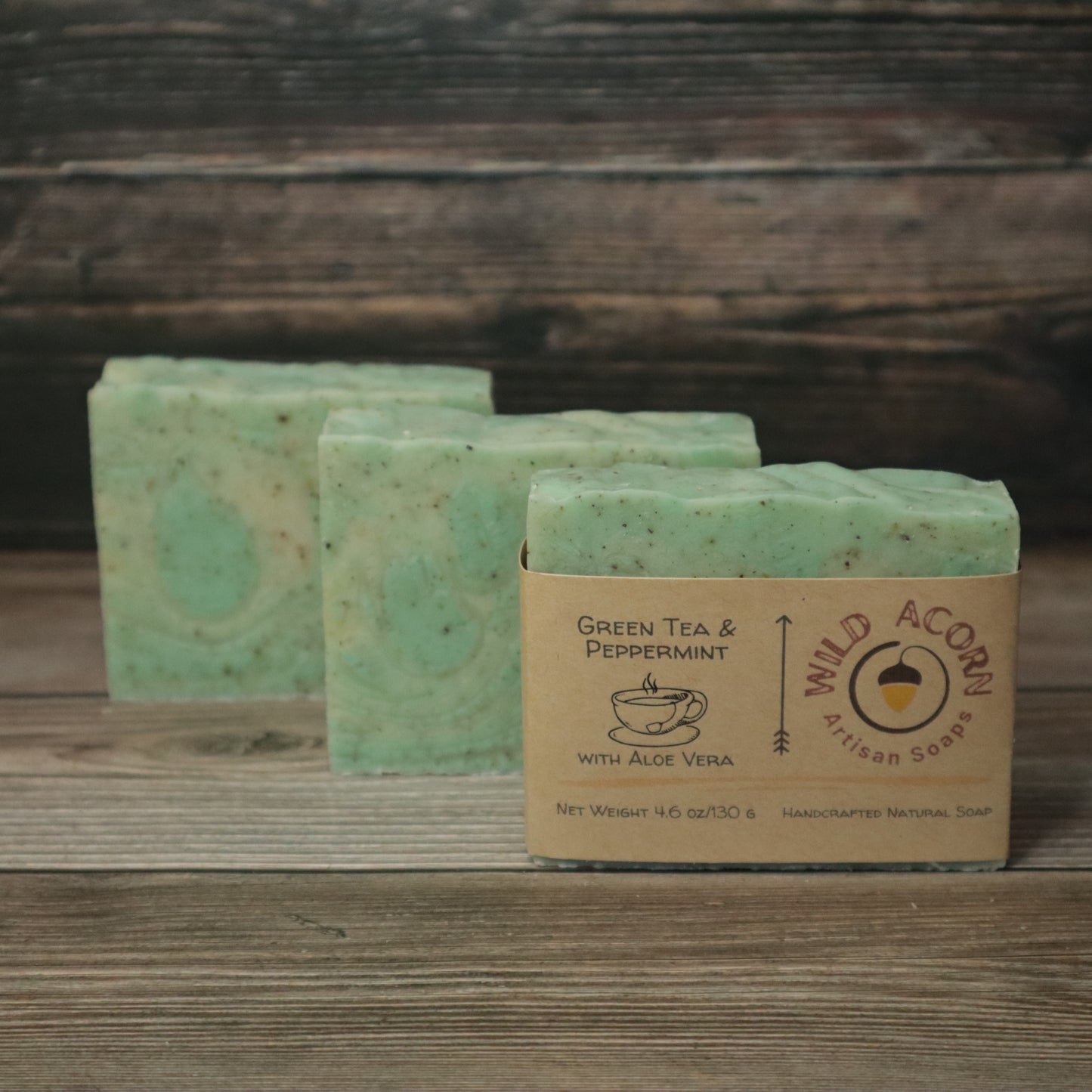Green Tea & Peppermint Soap with Aloe