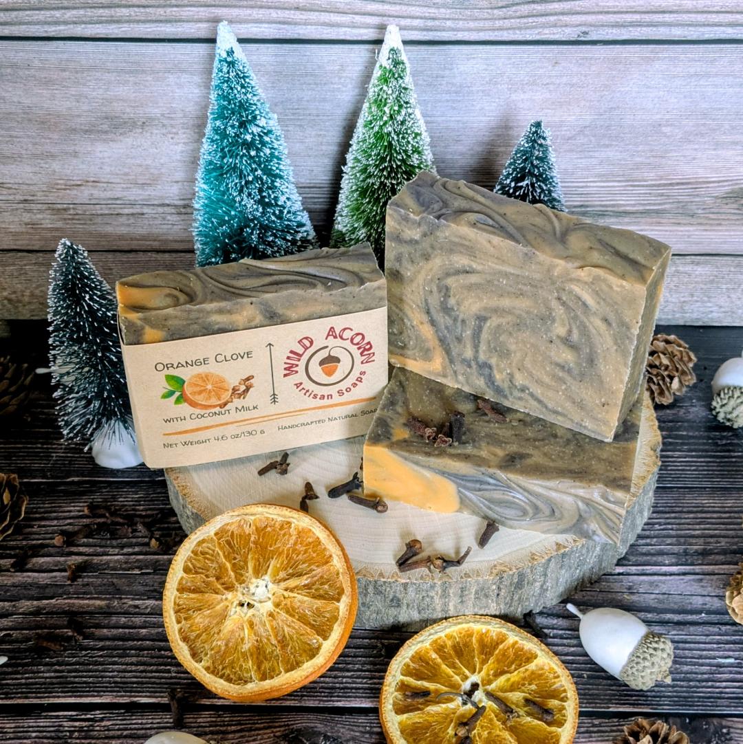 Orange Clove Soap with Coconut Milk