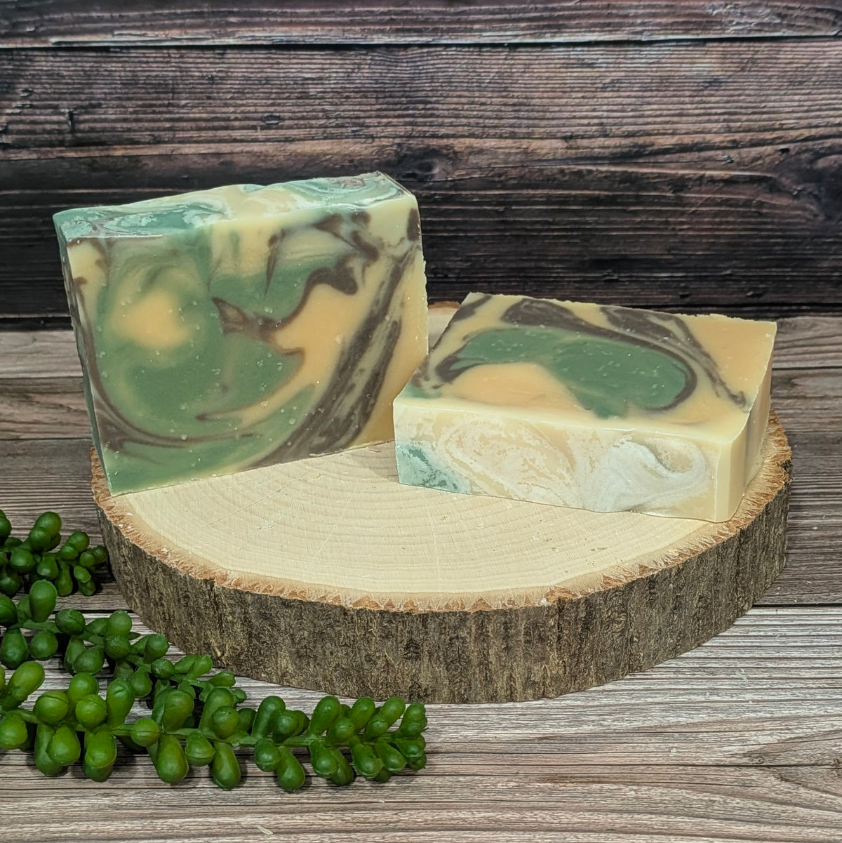 Cedarwood Lemongrass Soap with Goat Milk, Honey and Beeswax