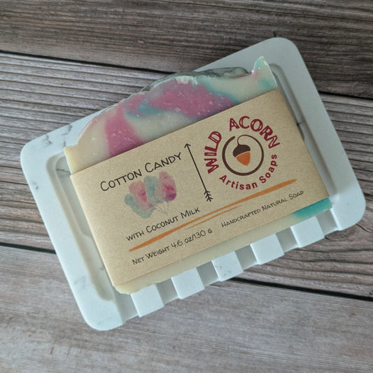 Cotton Candy soap with coconut milk