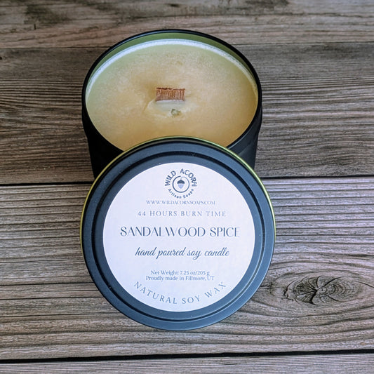 Sandalwood Spice Clean-Burning Candle