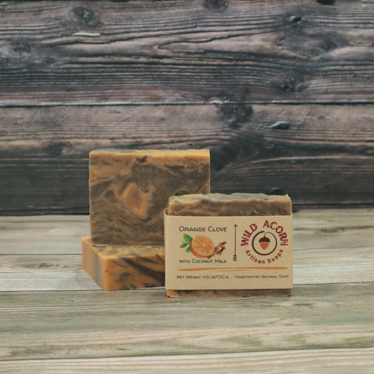 Orange Clove Soap with Coconut Milk