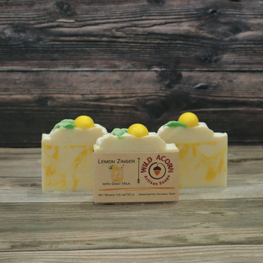 Lemon Zinger Specialty Artisan Soap with Goat Milk