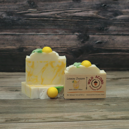 Lemon Zinger Specialty Artisan Soap with Goat Milk