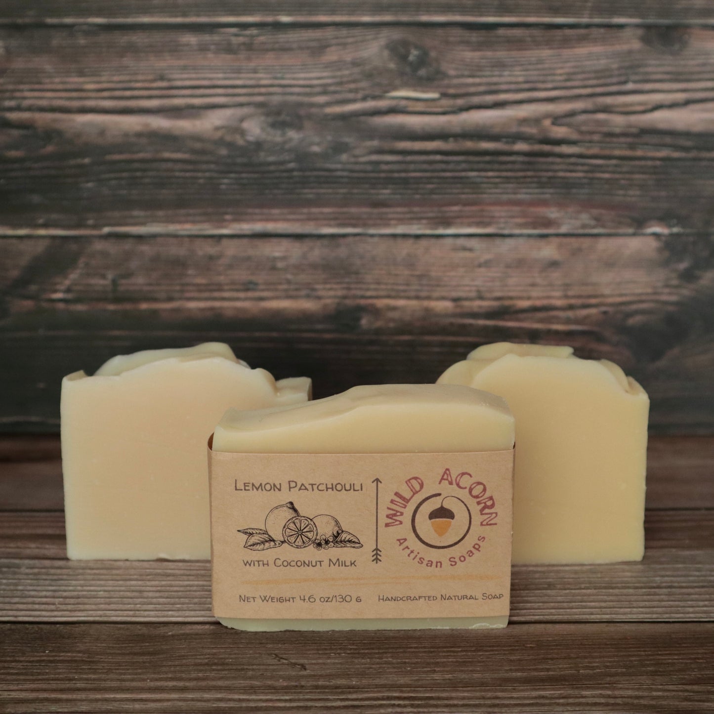 Lemon Patchouli Soap with Coconut Milk