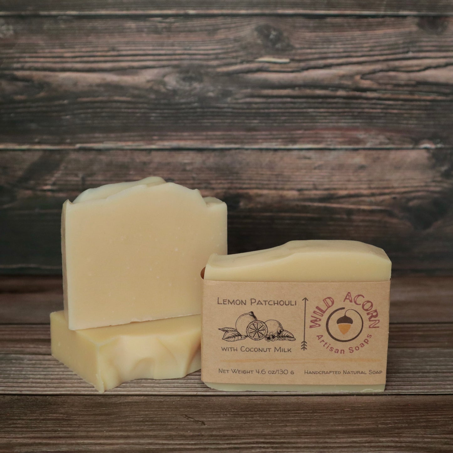 Lemon Patchouli Soap with Coconut Milk
