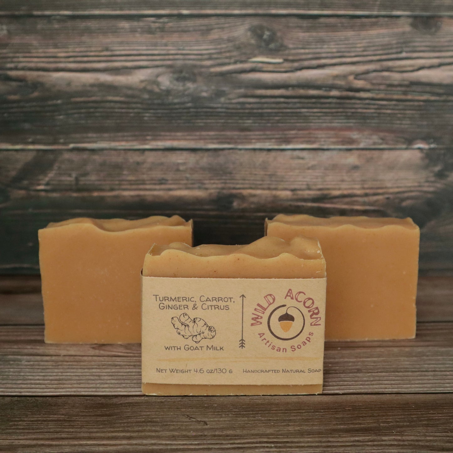 Turmeric, Carrot, Ginger & Citrus Soap with Goat Milk
