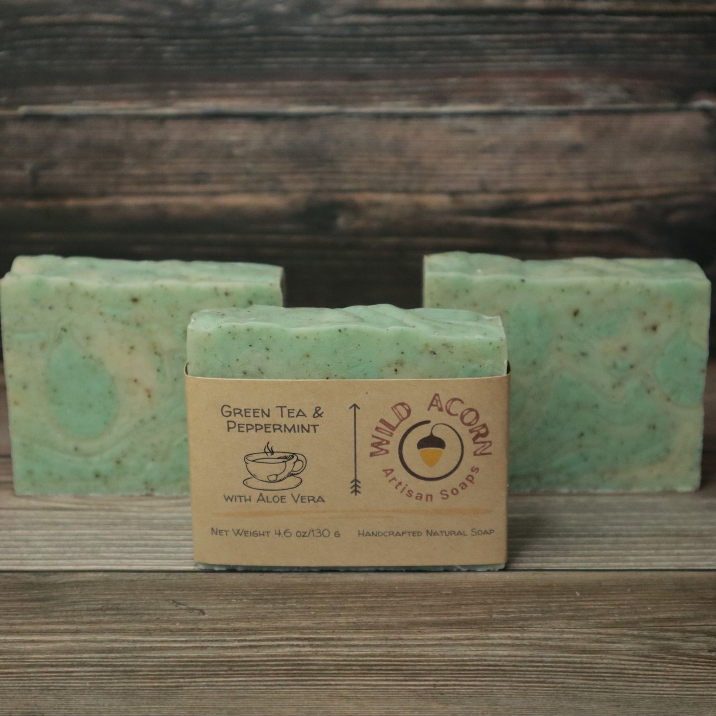 Green Tea & Peppermint Soap with Aloe