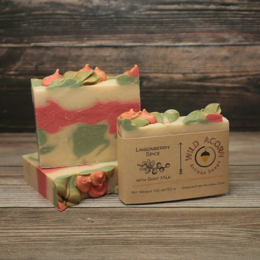 Lingonberry Spice Soap with Goat Milk