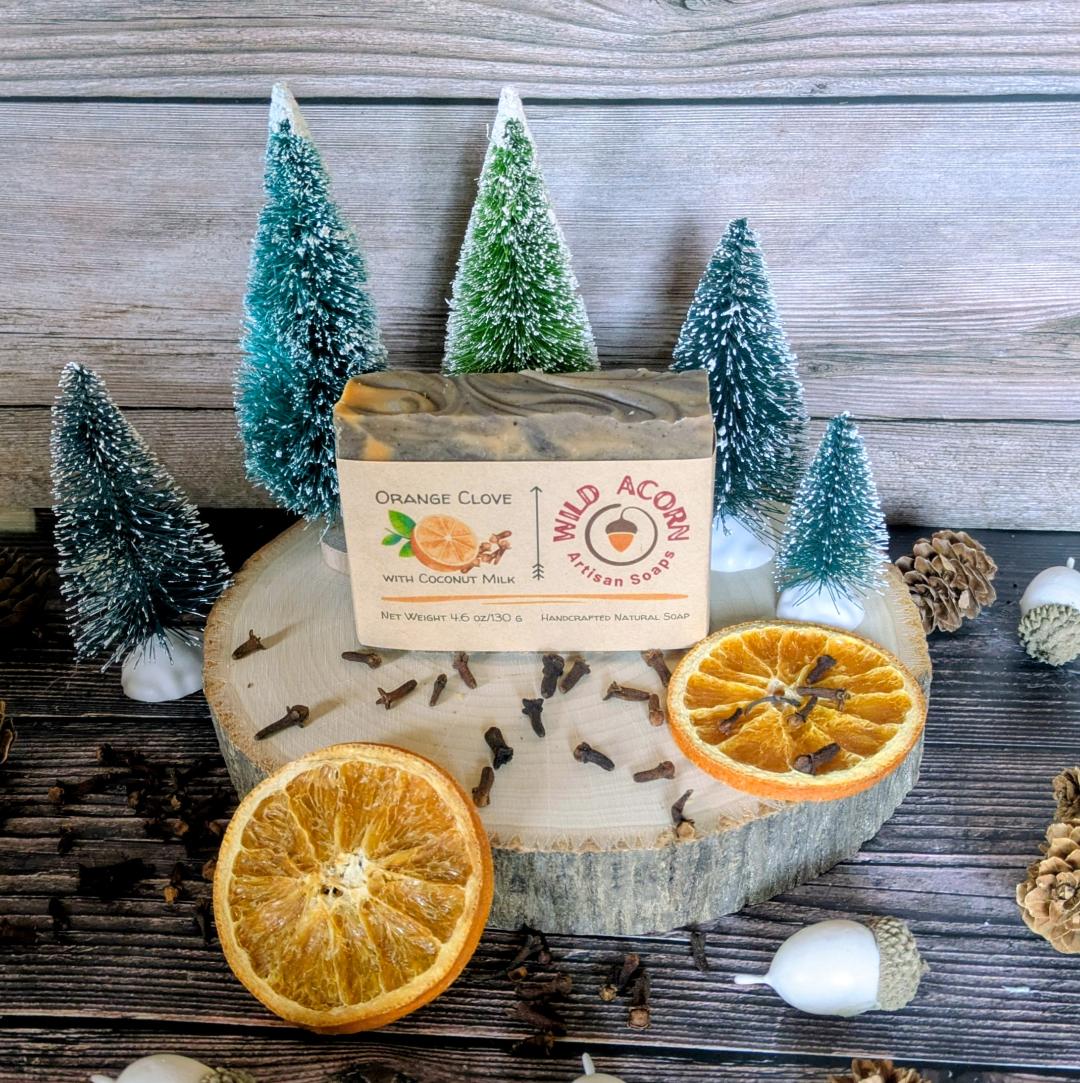 Orange Clove Soap with Coconut Milk