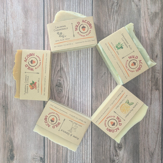 5-Pack Gentle Soaps