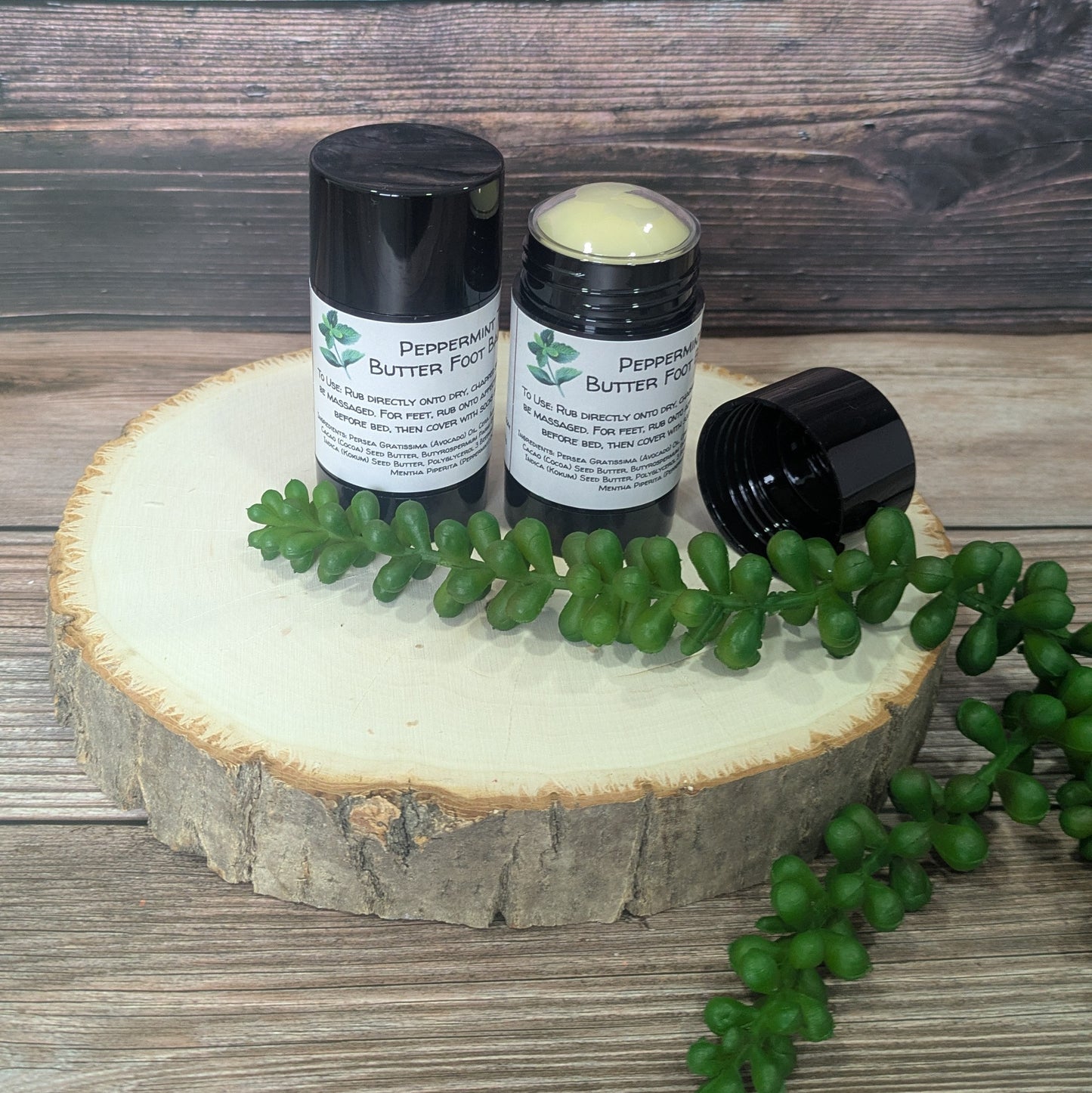 Peppermint Triple Butter Foot Balm Stick