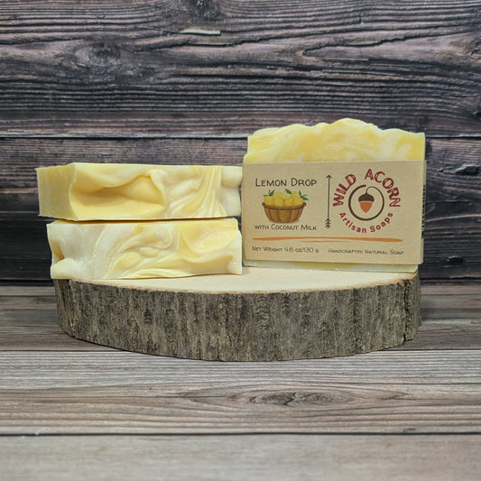 Lemon Drop Soap with Coconut Milk