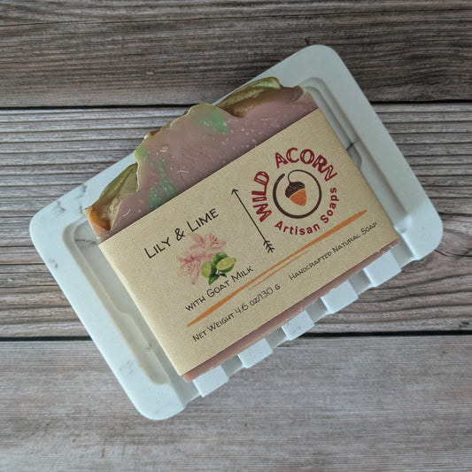 Lily & Lime soap with goat milk