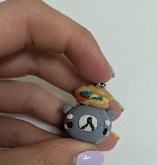 Subway Cat Keychain
