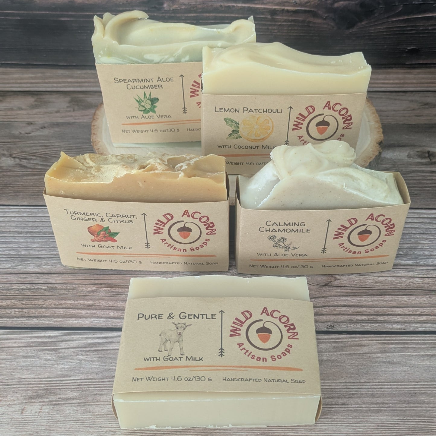 5-Pack Gentle Soaps