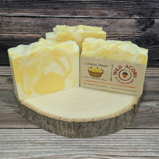Lemon Drop Soap with Coconut Milk