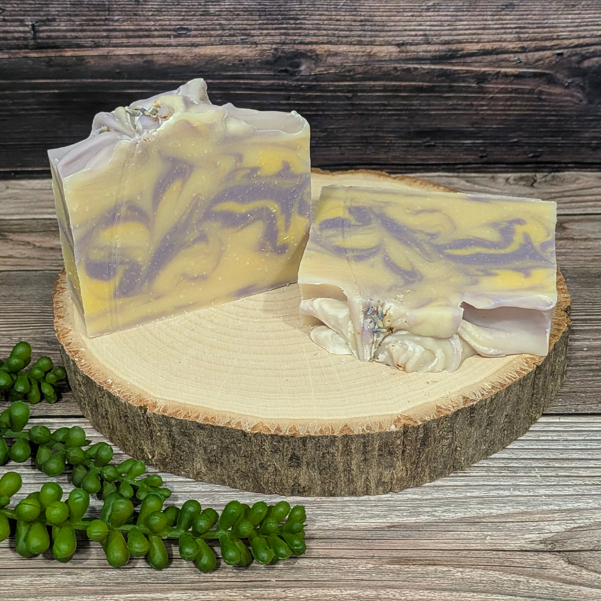 Lemon Lavender Soap with Goat Milk, Honey and Beeswax