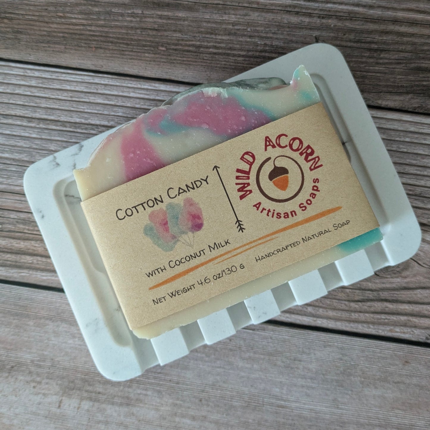 Cotton Candy soap with coconut milk
