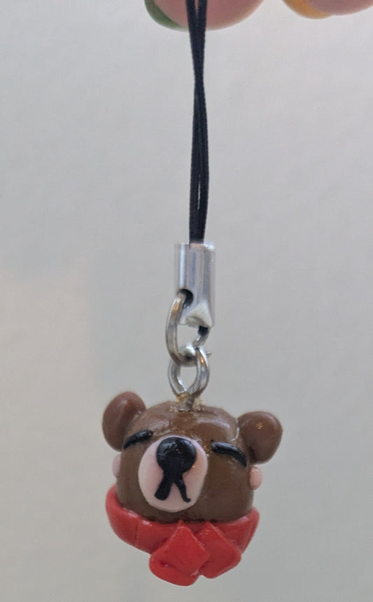 Bear w/Scarf Keychain